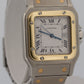 Cartier Santos Carree 2961 White Roman 18k Steel Automatic Two-Tone 29mm Box