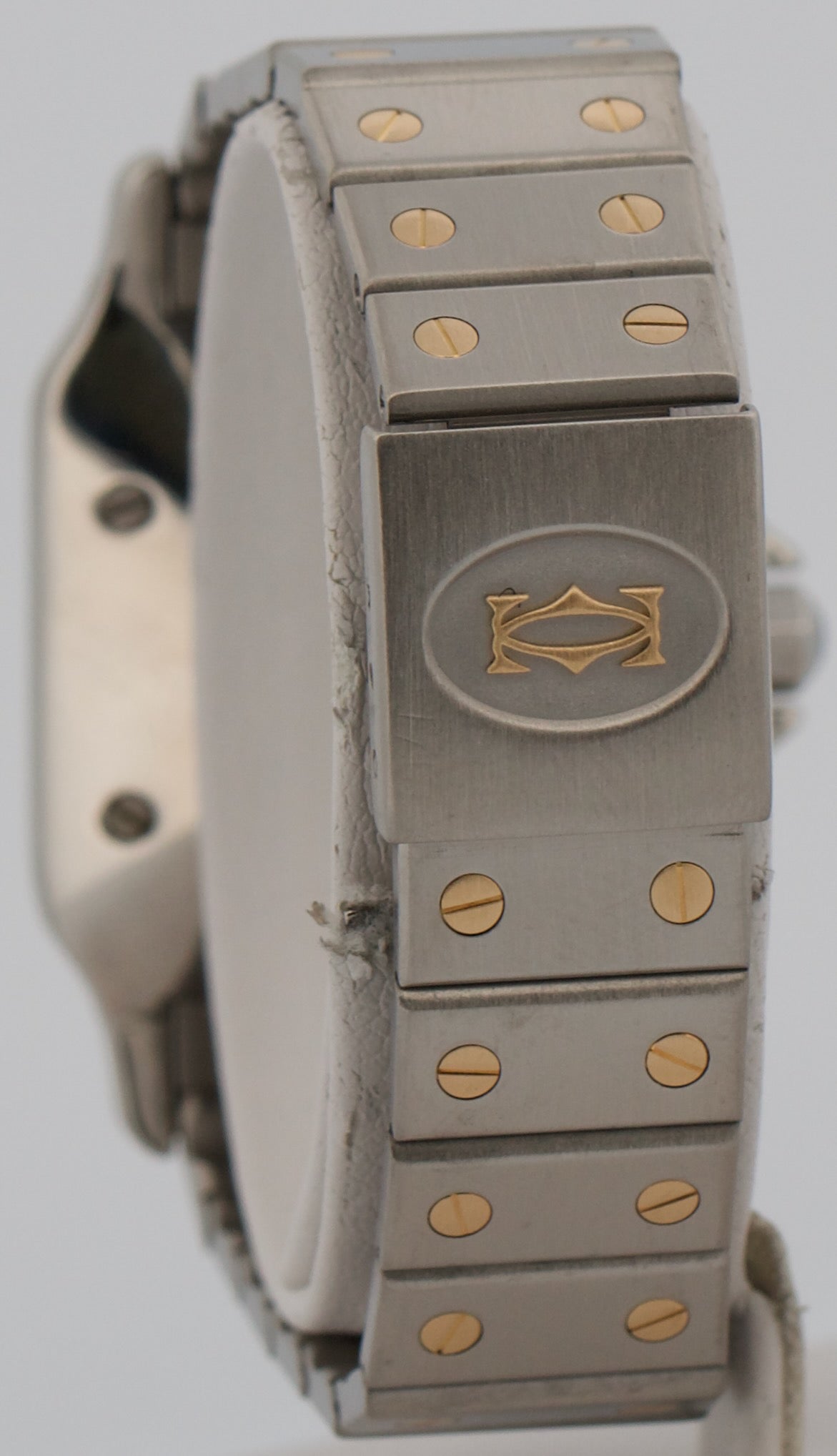 Cartier Santos Carree 2961 White Roman 18k Steel Automatic Two-Tone 29mm Box
