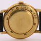 VINTAGE Vacheron Constantin 35mm SILVER 18K Yellow Gold Manual Leather 6515