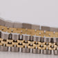 PAPERS Rolex DateJust 26mm WHITE ROMAN Two-Tone 18K JUBILEE Steel 69163 BOX