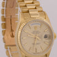 Rolex Day-Date President 36mm SILVERED CHAMPAGNE TAPESTRY 18K Gold 18238 BOX