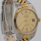 1984 Rolex DateJust 16013 Champagne Two-Tone 18K Gold Steel Jubilee RSC 36mm