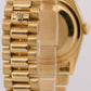 Rolex Day-Date President 36mm SILVERED CHAMPAGNE TAPESTRY 18K Gold 18238 BOX