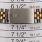 1984 Rolex DateJust 16013 Champagne Two-Tone 18K Gold Steel Jubilee RSC 36mm