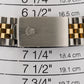 1984 Rolex DateJust 16013 Champagne Two-Tone 18K Gold Steel Jubilee RSC 36mm