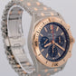 PAPERS Breitling Chronomat B01 42mm GRAY Two-Tone Gold Steel Watch UB0134 BOX