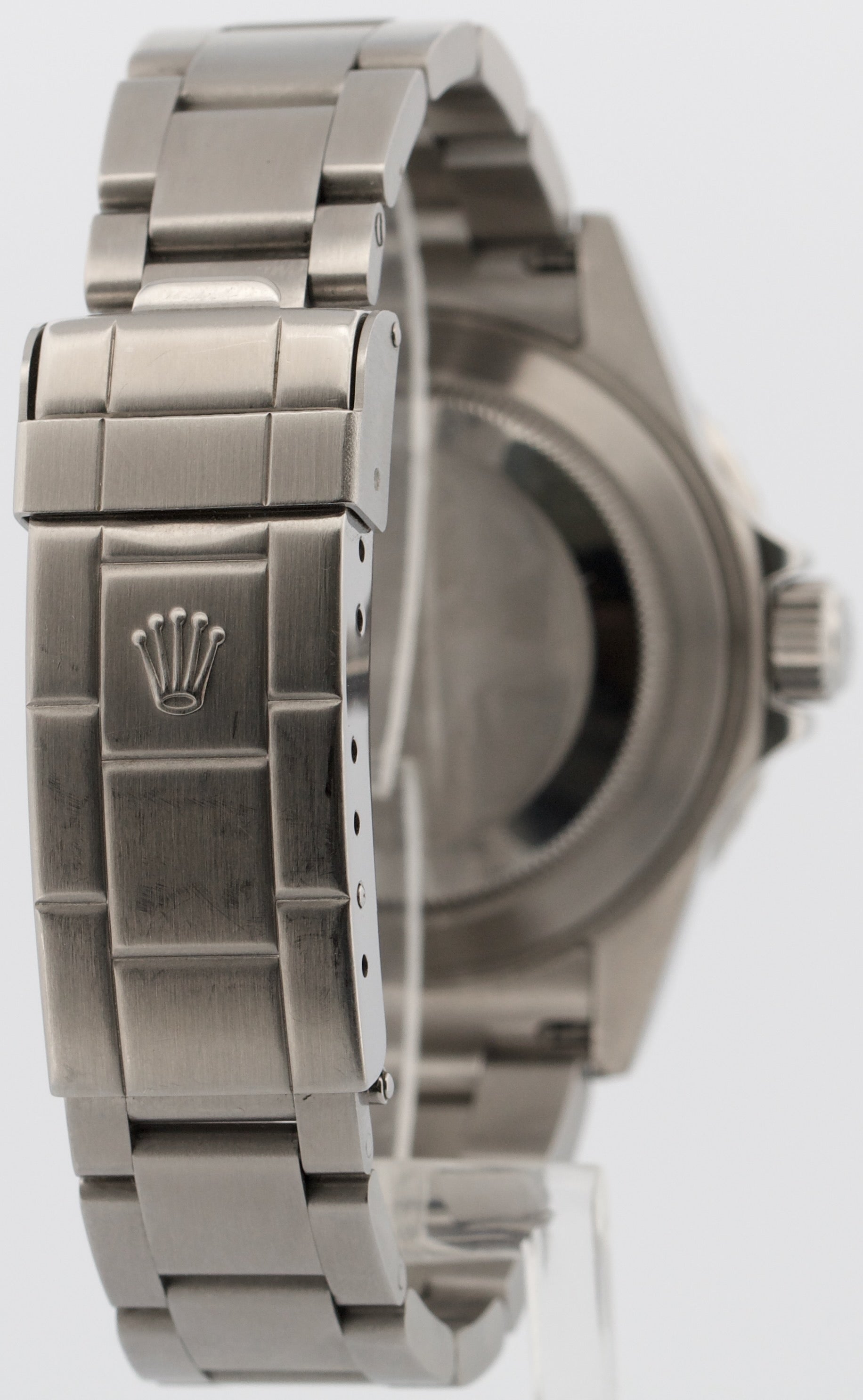 2008 Rolex Submariner Date 16610 Black Rehaut No-Holes Steel 40mm