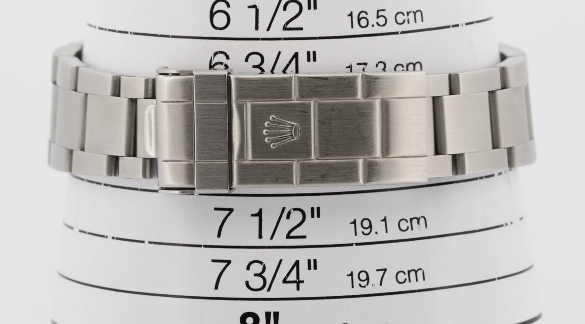 2008 Rolex Submariner Date 16610 Black Rehaut No-Holes Steel 40mm Box Papers
