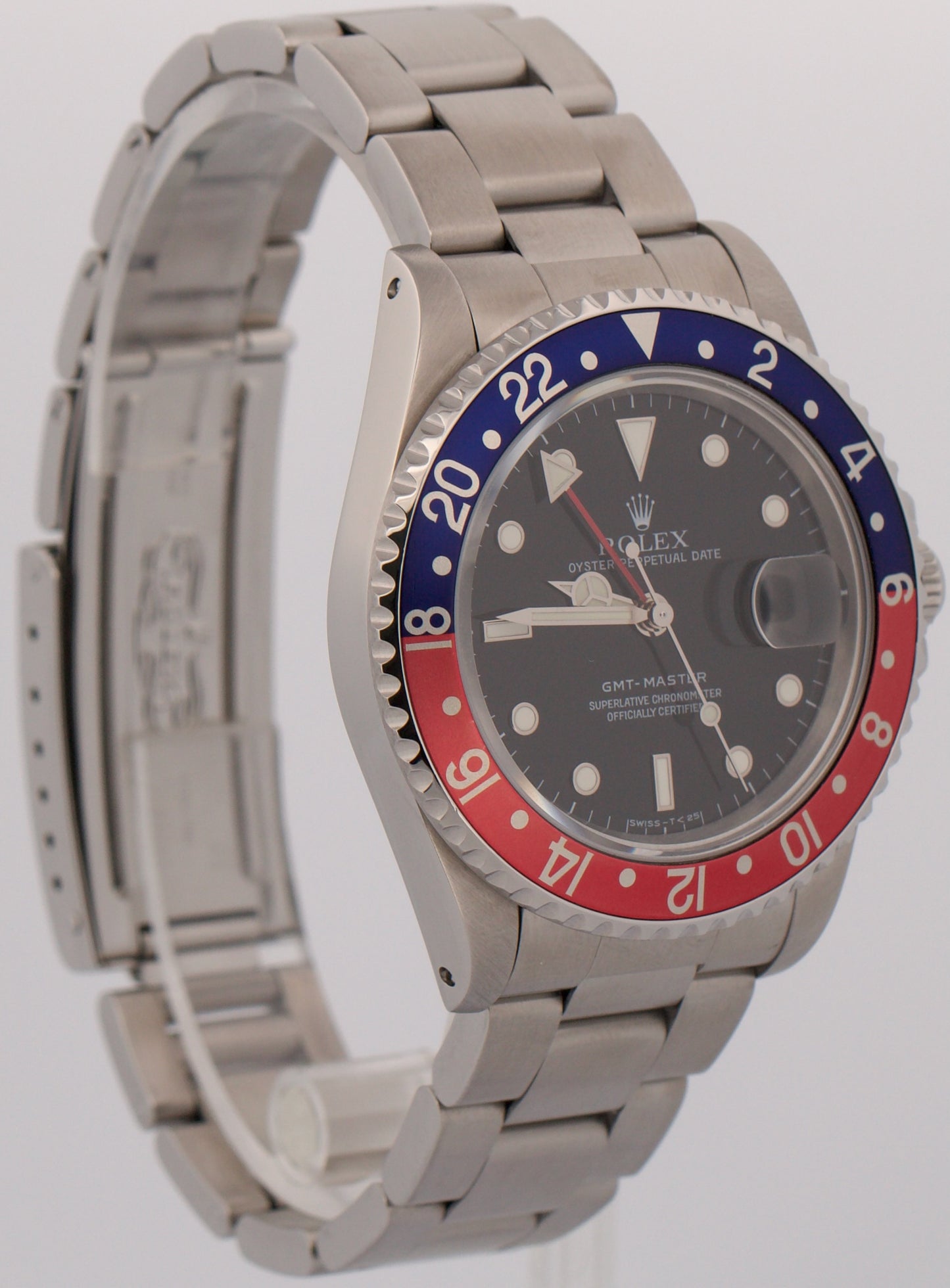 1993 Rolex GMT-Master PEPSI Blue Red Stainless Steel OYSTER 40mm 16700 Watch