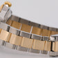 Rolex Submariner Date 40mm BLUE Two-Tone 18K Yellow Gold GOLD BUCKLE 16613