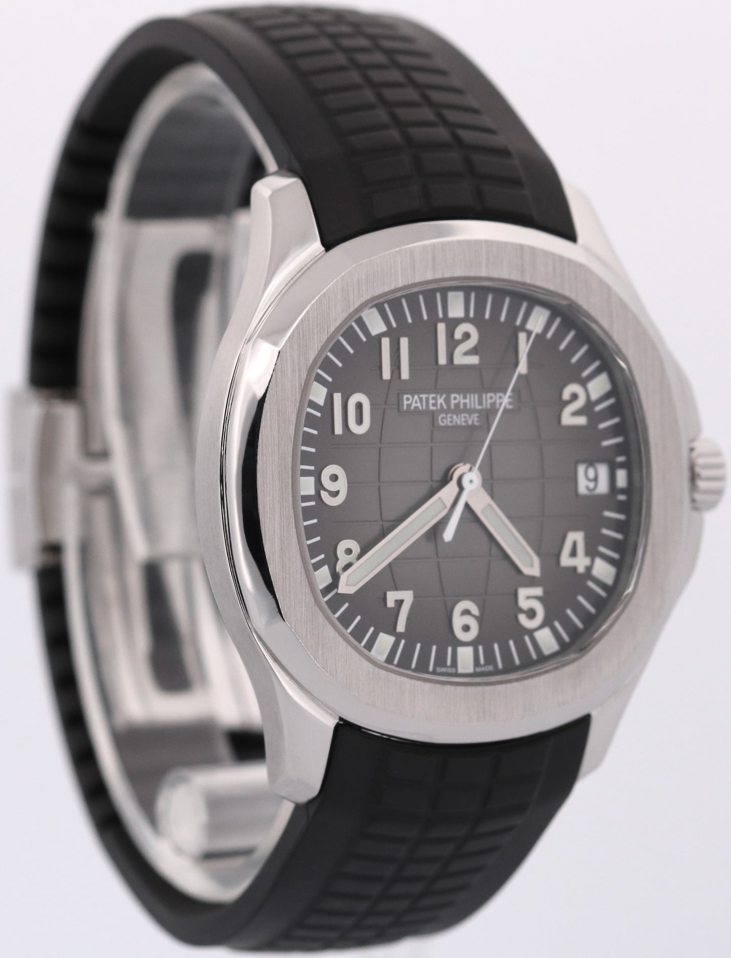 2021 PAPERS Patek Philippe Aquanaut 40.8mm BLACK Stainless Steel 5167A-001 BOX