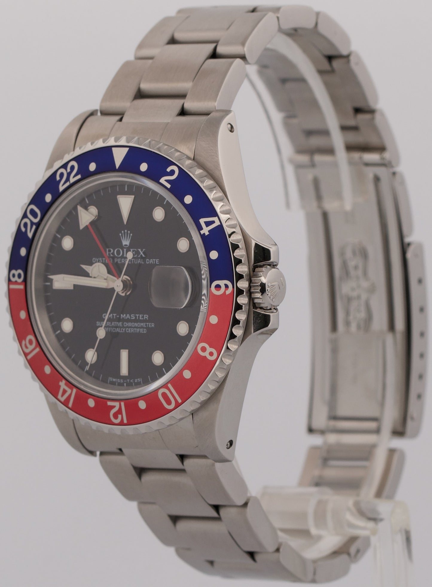 1993 Rolex GMT-Master PEPSI Blue Red Stainless Steel OYSTER 40mm 16700 Watch