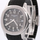 2021 PAPERS Patek Philippe Aquanaut 40.8mm BLACK Stainless Steel 5167A-001 BOX