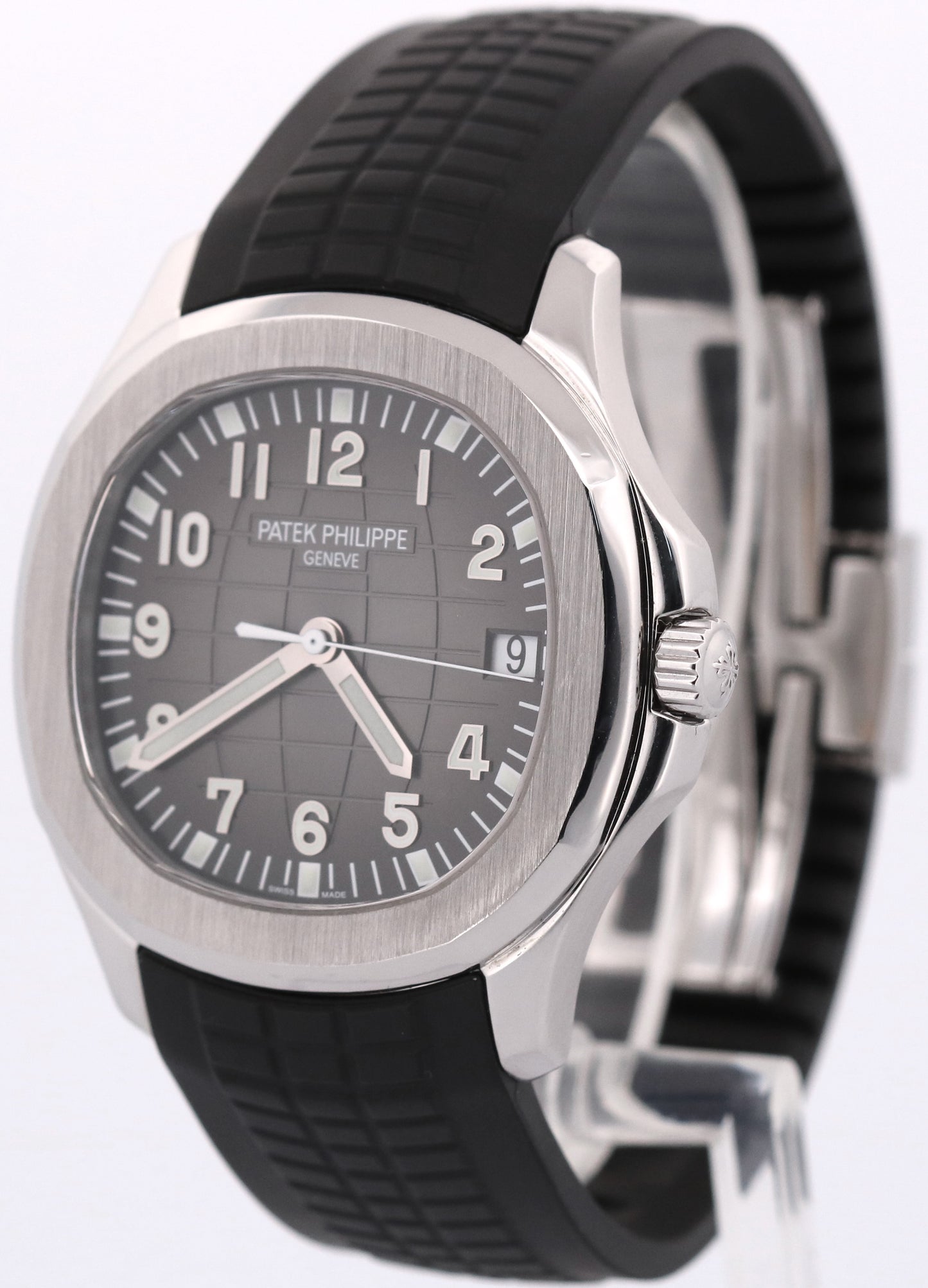 2021 PAPERS Patek Philippe Aquanaut 40.8mm BLACK Stainless Steel 5167A-001 BOX