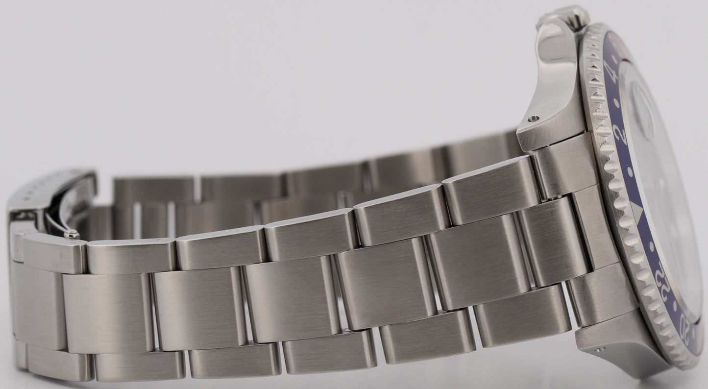 1993 Rolex GMT-Master PEPSI Blue Red Stainless Steel OYSTER 40mm 16700 Watch