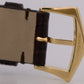 Patek Philippe Gondolo 18k Yellow Gold IVORY 35mmX47mm Manual Leather 5111J