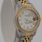 Ladies Rolex DateJust 69173 26mm Mother of Pearl Diamond 18K Steel Jubilee Watch
