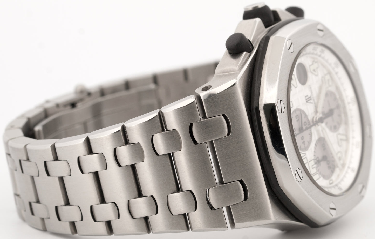 Audemars Piguet Royal Oak Offshore SILVER Chronograph Stainless Steel 25721ST