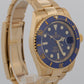 2012 Rolex Submariner Date 116618 LB 40mm Ceramic Flat Blue 18K Watch Box Papers