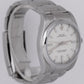 MINT Rolex Oyster Perpetual 39mm White Stainless Smooth Steel Watch 114300