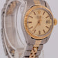 1974 Rolex Date 26mm CHAMPAGNE 18K Yellow Gold Steel Fluted JUBILEE 6917 Watch
