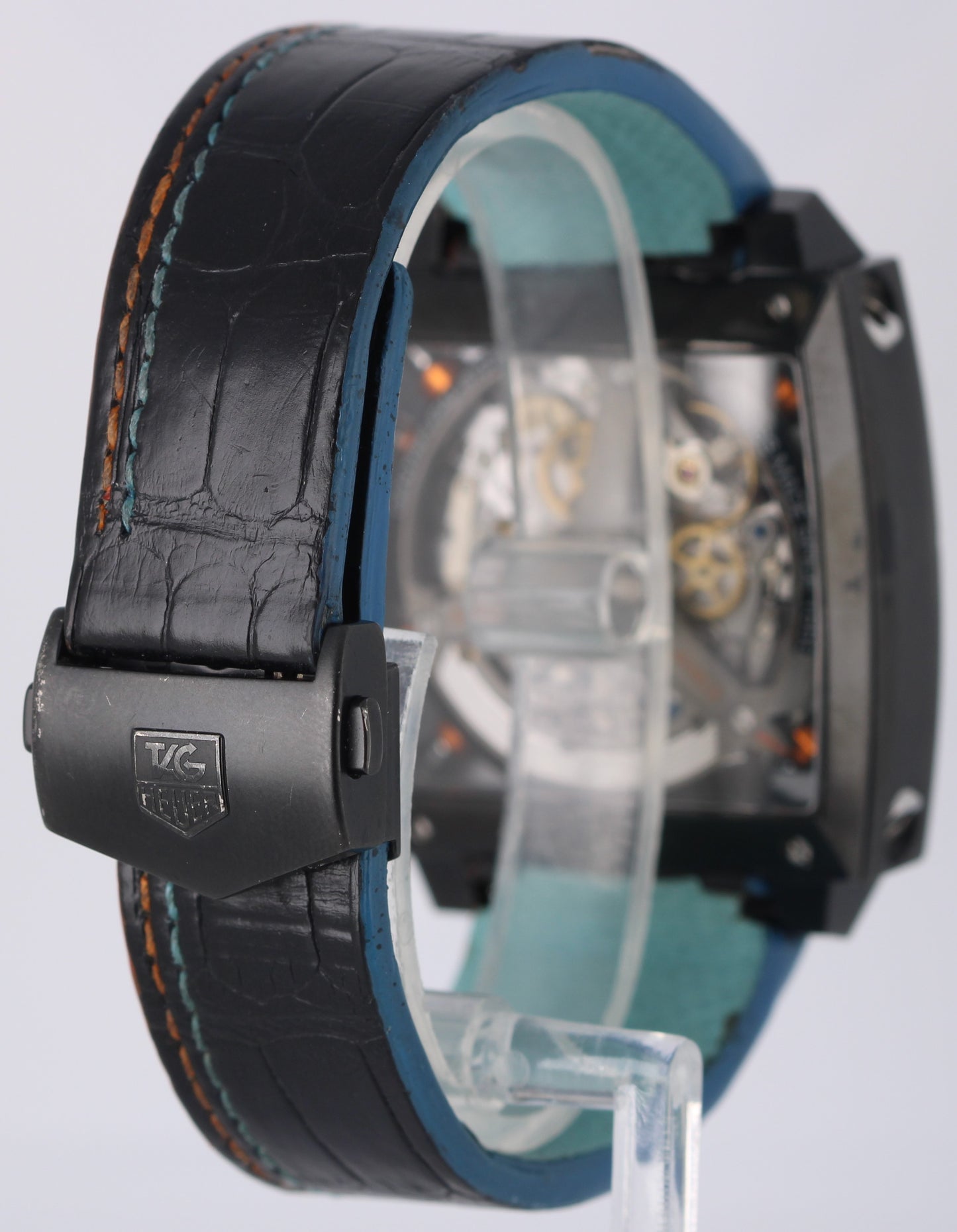 Tag Heuer Monaco Twenty-Four Black Blue Orange 40.5mm CAL5110.FC6265 Watch