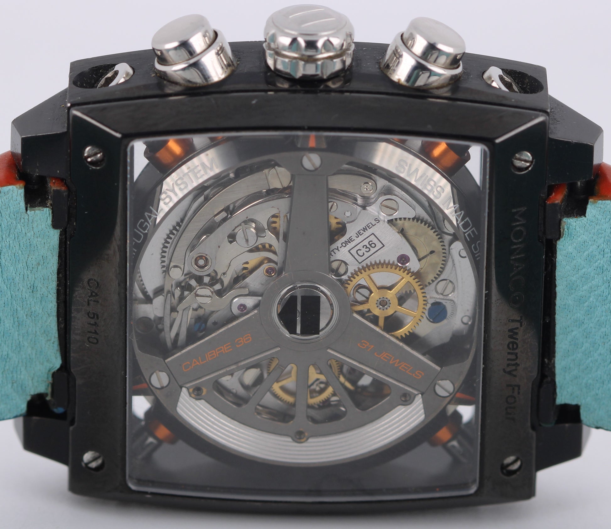 Chronograph Monaco Twenty Four TAG Heuer Monaco 24 Full Set For