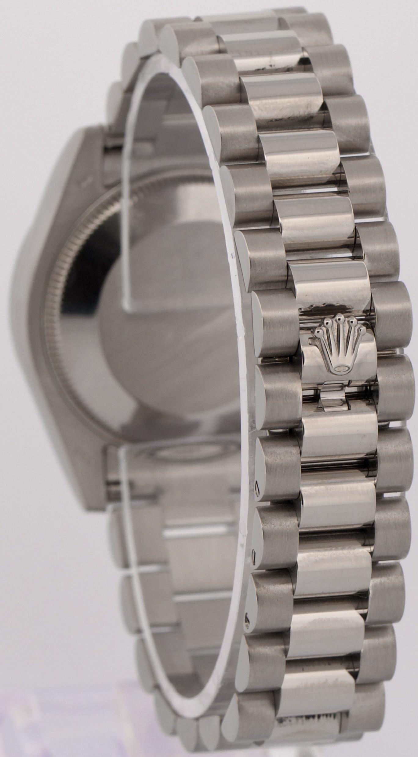 2019 PAPERS Rolex DateJust President 31mm SILVER DIAMOND 18K Gold 178159 BOX