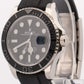 2019 PAPERS Rolex Yacht-Master BLACK 18K White Gold Oysterflex 42mm 226659 BOX