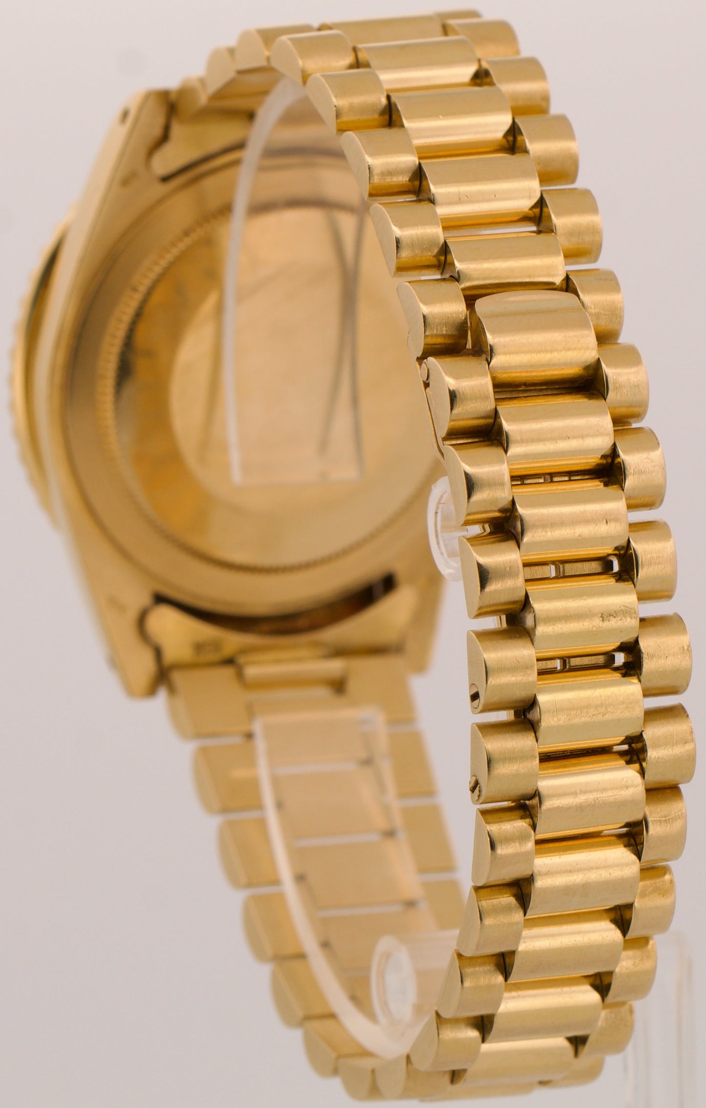 VINTAGE 1978 Rolex GMT-Master BLACK 18K Yellow Gold PRESIDENT 40mm Watch 1675