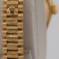 Rolex DateJust President 69278 Champagne Diamond Bark 26mm 18K Yellow Gold Watch