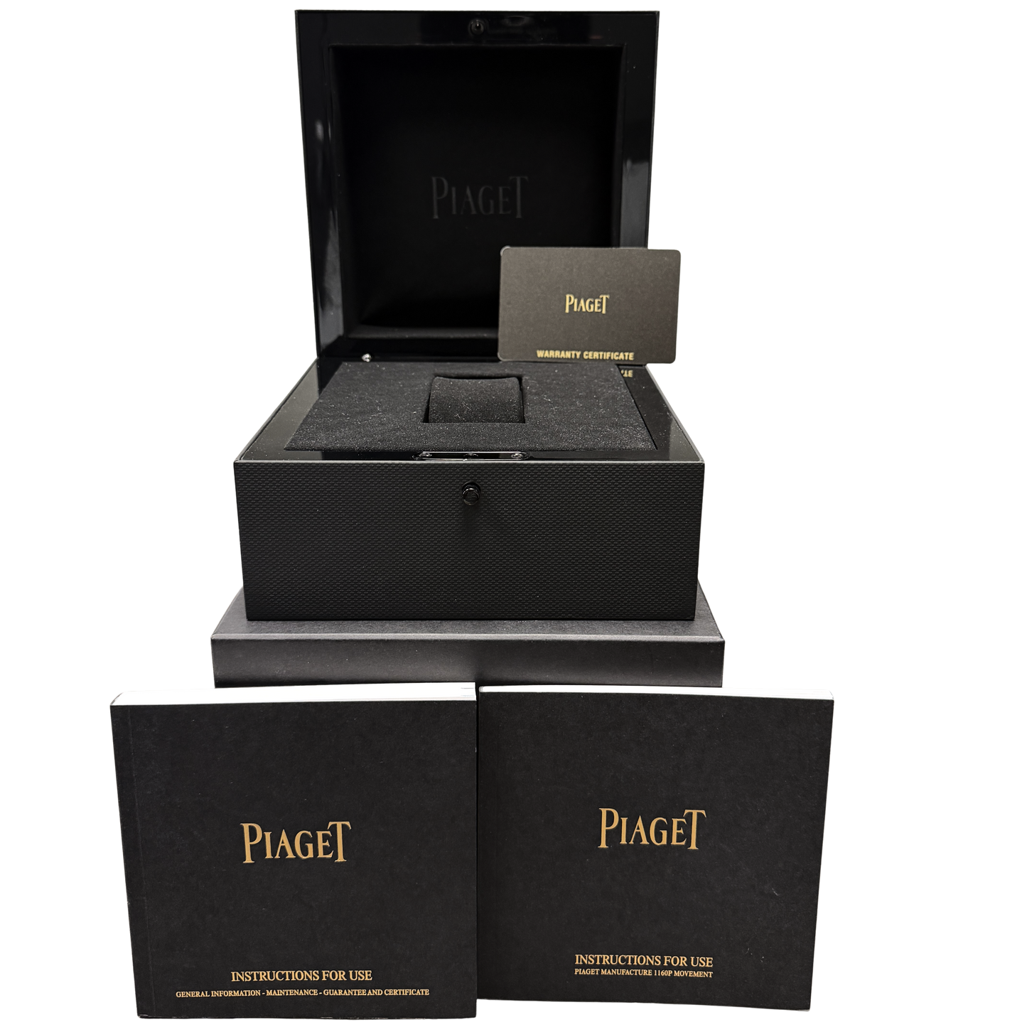 2021 PAPERS Piaget Polo S Chrono Steel Blue Guilloche 42mm P11269 Watch BOX