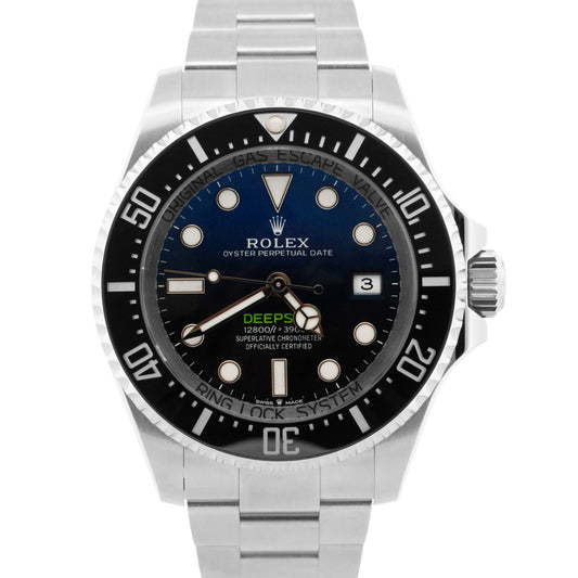 NEW UNWORN PAPERS Rolex Sea-Dweller Deepsea James Cameron BLUE 44mm 136660 BOX