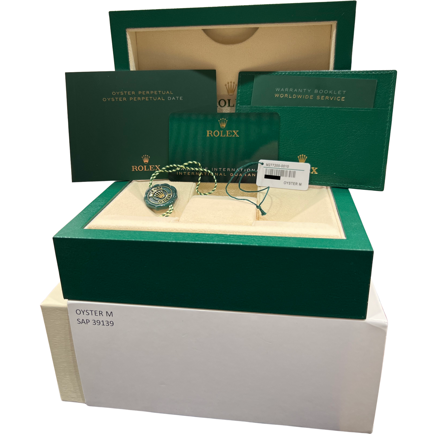 NEW 2024 STICKERED Rolex Oyster Perpetual TURQUOISE CELEBRATION 31mm 277200 BOX