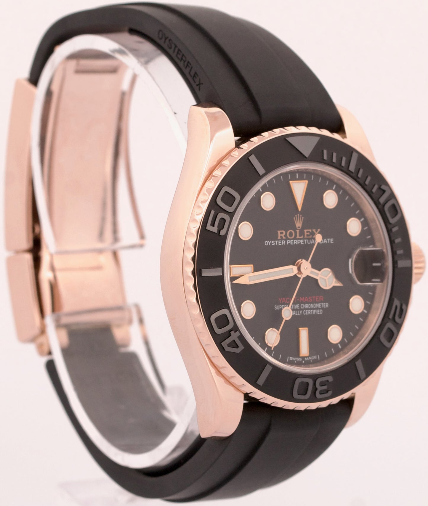 MAR. 2026 RSC PAPERS Rolex Yacht-Master 18K Rose Gold Oysterflex 37mm 268655 BOX