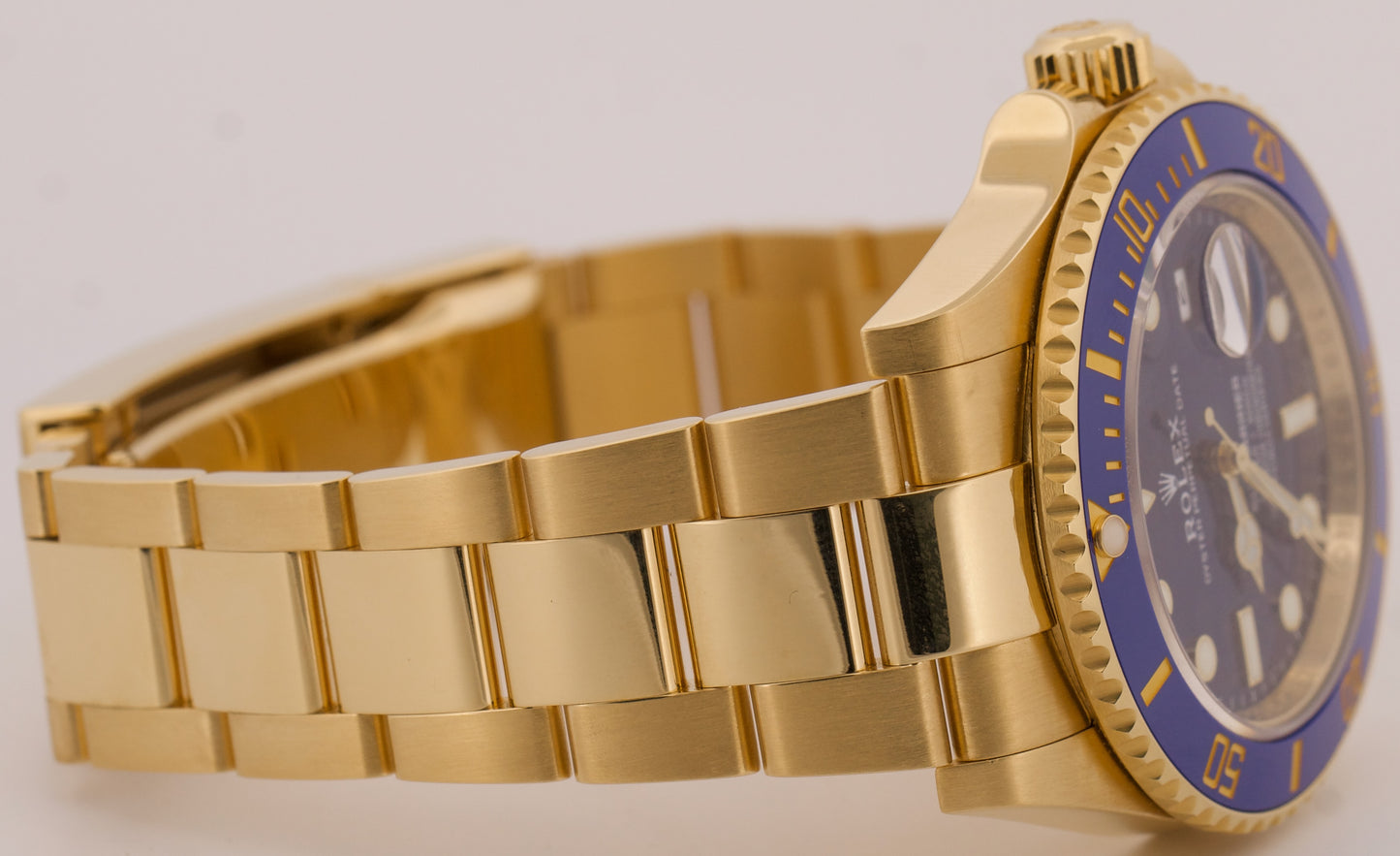 2022 PAPERS Rolex Submariner Date 41 BLUE 18K Yellow Gold 41mm 126618 LB BOX