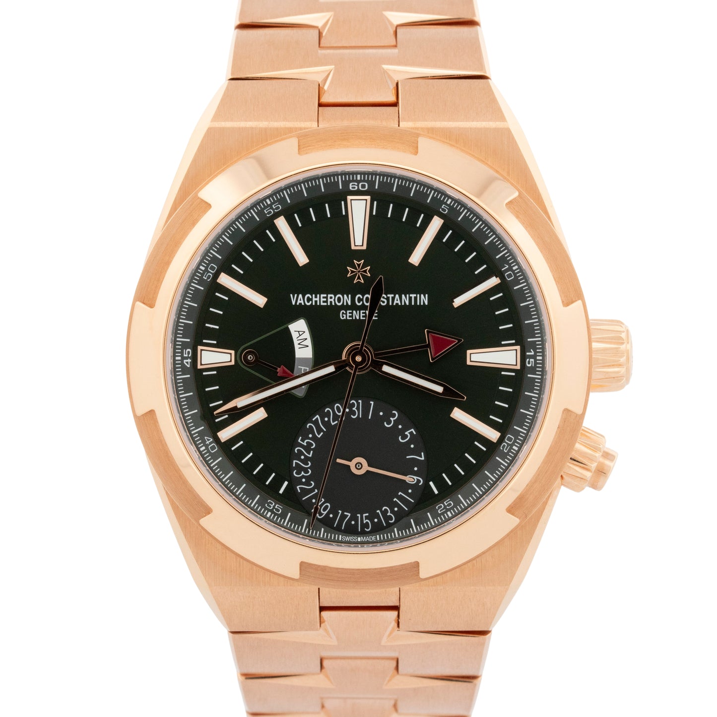 NEW 2024 PAPERS Vacheron Constantin Overseas Green 41mm Rose Gold 7920V/210R BOX