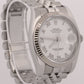 2015 PAPERS Rolex DateJust 36mm WHITE ROMAN 18K Steel JUBILEE 18K 116234 BOX