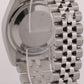 2015 PAPERS Rolex DateJust 36mm WHITE ROMAN 18K Steel JUBILEE 18K 116234 BOX