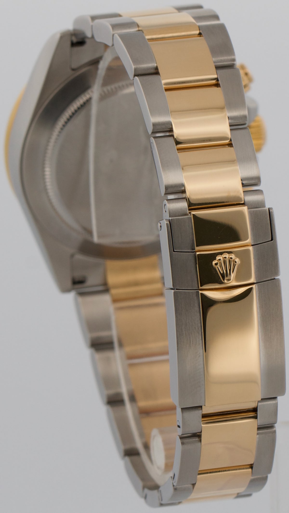 2004 Rolex Daytona Cosmograph 116523 White Two-Tone Gold Steel 40mm Box Papers