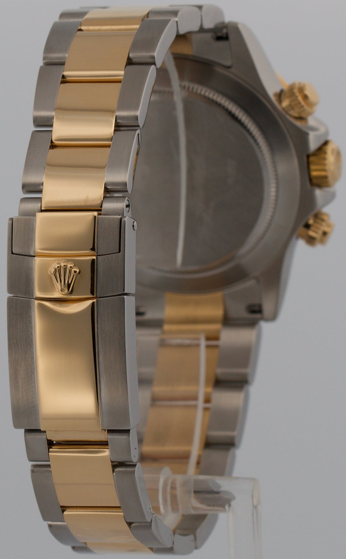 2004 Rolex Daytona Cosmograph 116523 White Two-Tone Gold Steel 40mm Box Papers