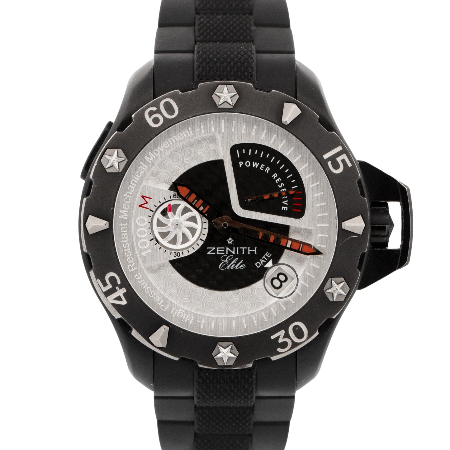 PAPERS Zenith Defy Xtreme Titanium Power Reserve PVD 96.0515.685/21.M515 BOX
