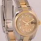 2007 PAPERS Ladies Rolex DateJust CHAMPAGNE JUBILEE DIAMOND 26mm 18K 179163 BOX