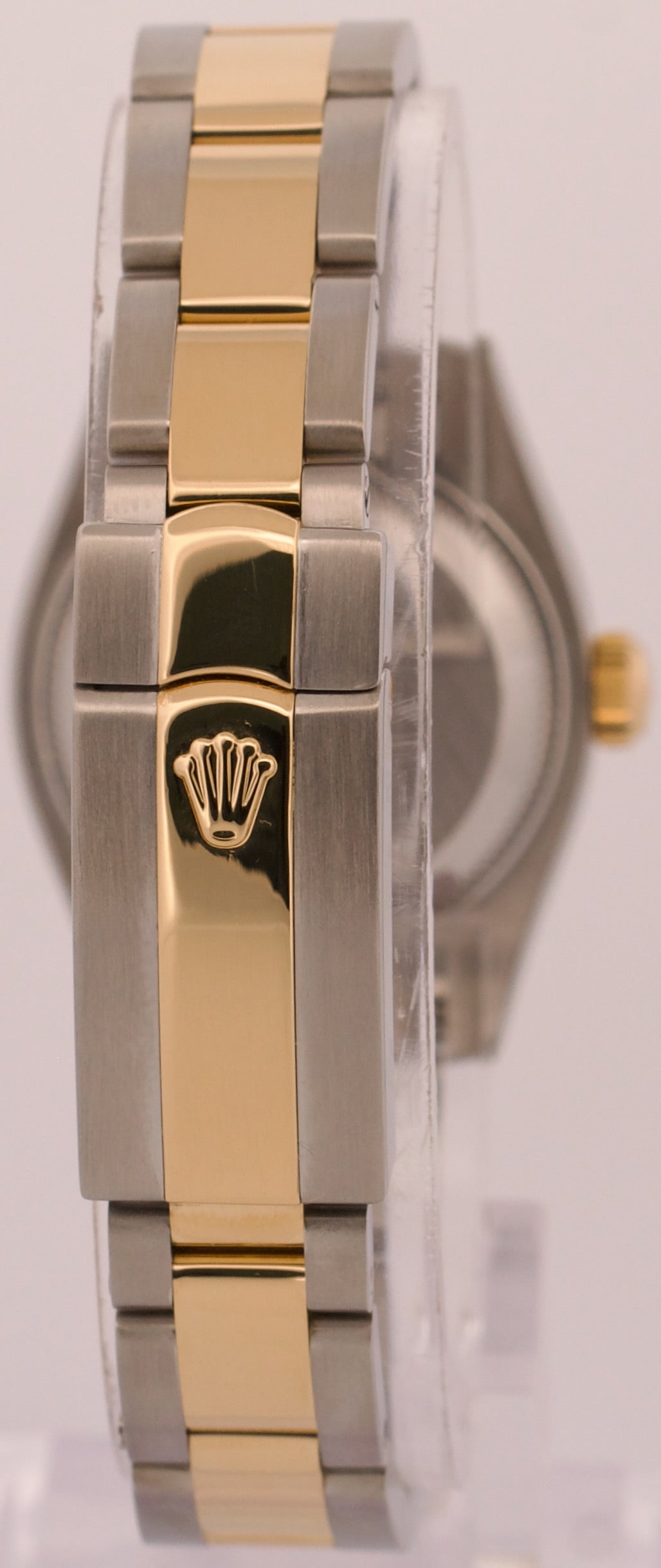 2007 PAPERS Ladies Rolex DateJust CHAMPAGNE JUBILEE DIAMOND 26mm 18K 179163 BOX