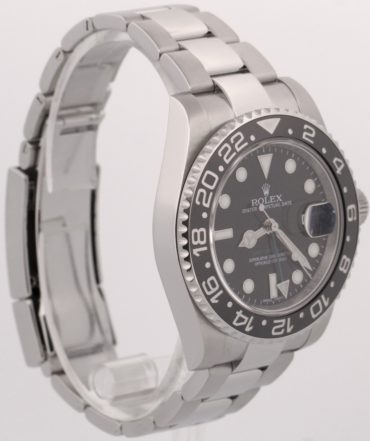 Rolex GMT-Master II BLACK Green RANDOM SERIAL Steel Ceramic 40mm 116710 LN BOX