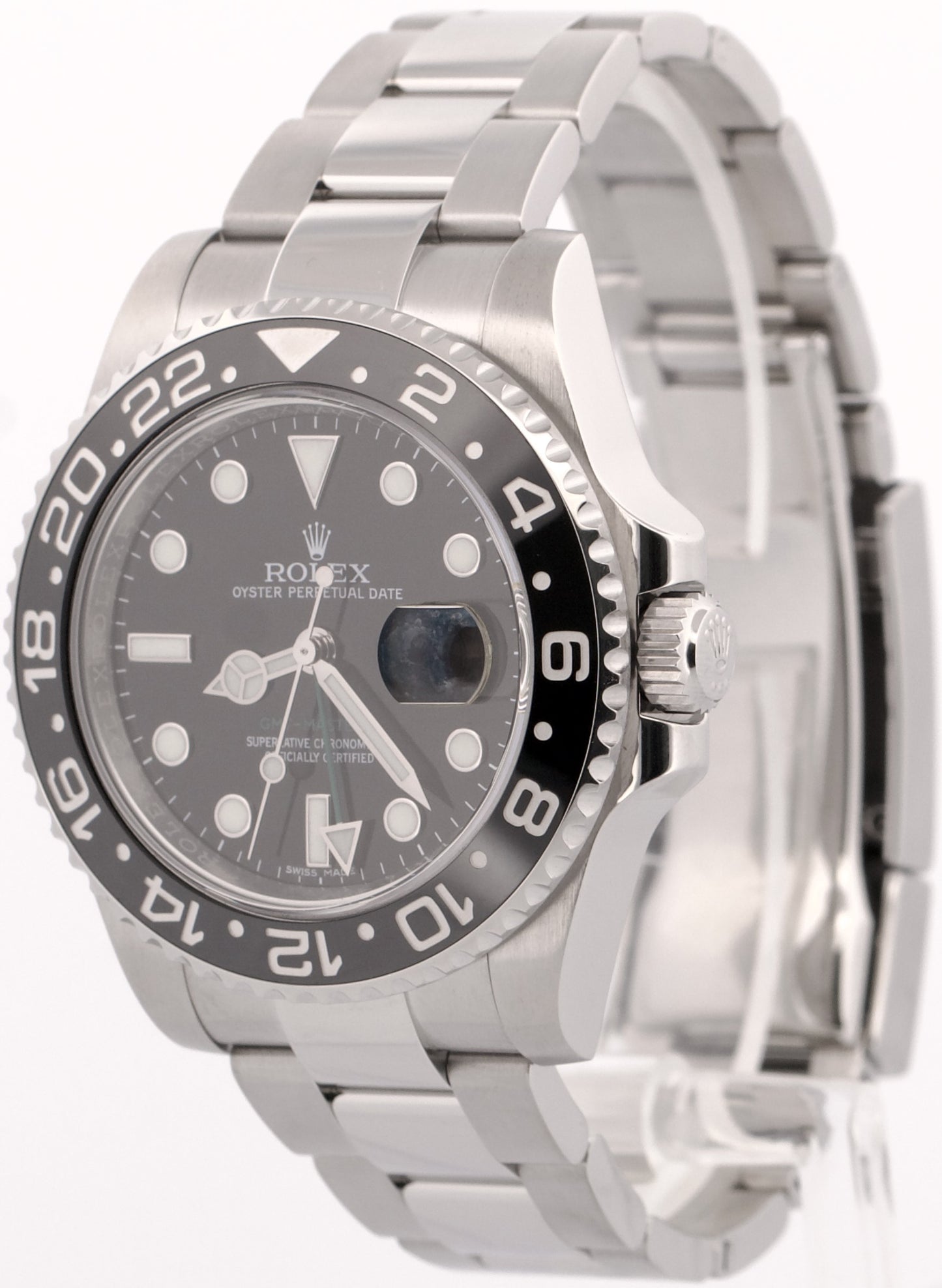Rolex GMT-Master II BLACK Green RANDOM SERIAL Steel Ceramic 40mm 116710 LN BOX