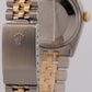 1986 Rolex Oyster Perpetual 34mm Two-Tone SILVER Gold Steel Fluted JUBILEE 1005