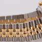 1986 Rolex Oyster Perpetual 34mm Two-Tone SILVER Gold Steel Fluted JUBILEE 1005