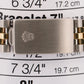 1986 Rolex Oyster Perpetual 34mm Two-Tone SILVER Gold Steel Fluted JUBILEE 1005