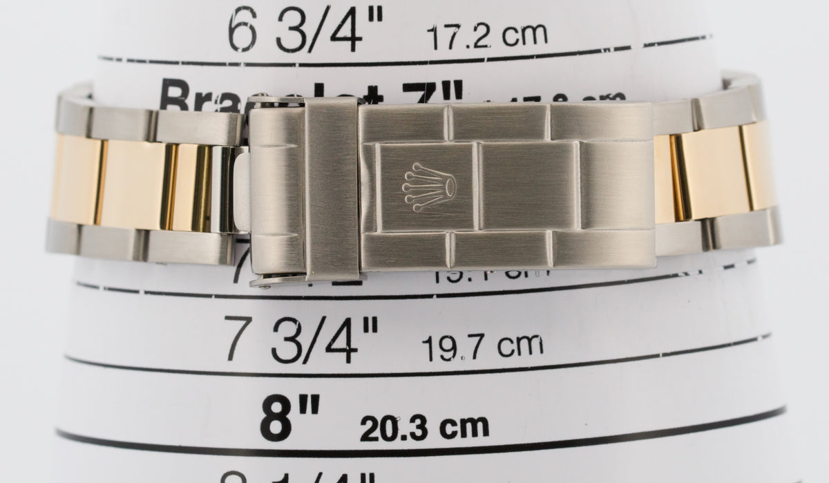1988 Rolex Submariner Date 16613 Blue Two-Tone 18K Yellow Gold Steel 40mm Watch